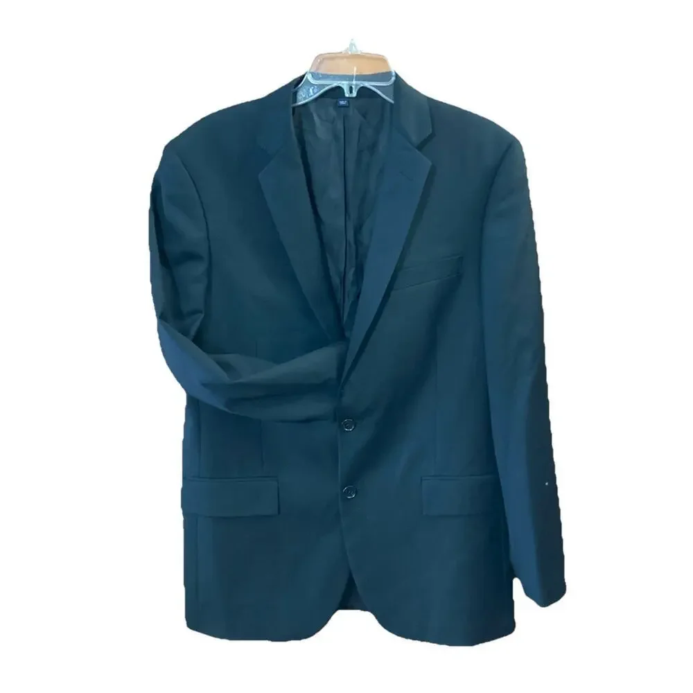 J. Crew Men’s Thompson Suit Jacket 40R‎ Wool Black Blazer Formal Wedding Prom